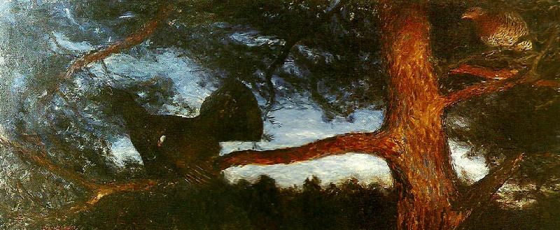 bruno liljefors tjadrar i morgonljus oil painting image